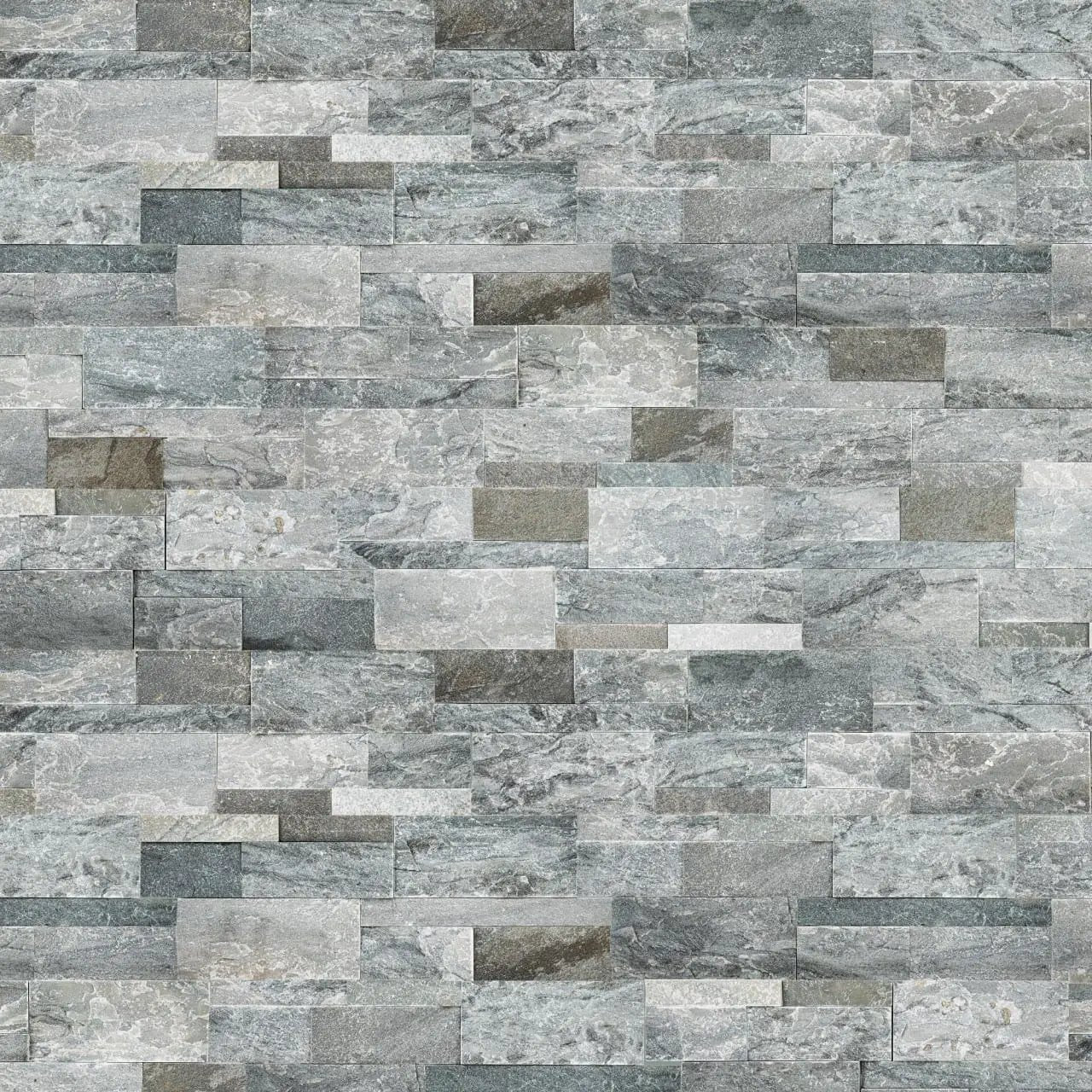 Sierra Blue Xl Split Face Quartzite Pavers 9x24 close up