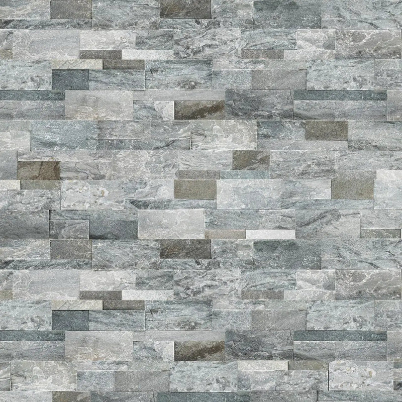Sierra Blue Xl Split Face Quartzite Pavers 9x24 close up