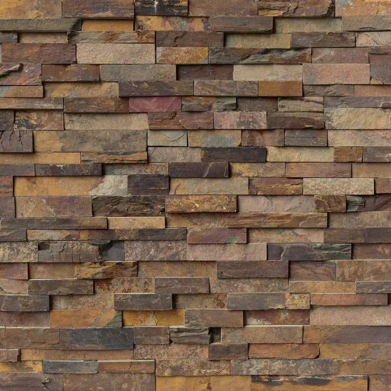California Gold Gauged Slate Pavers 6x24 close up