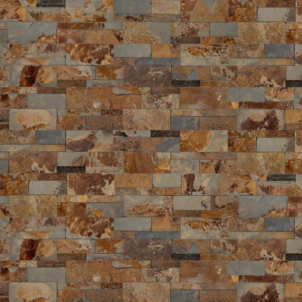 California Gold Xl Split Face Slate Pavers 9x24