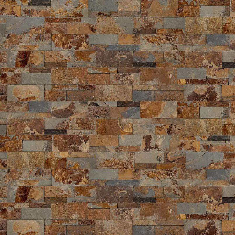 California Gold Xl Split Face Slate Pavers 9x24 close up