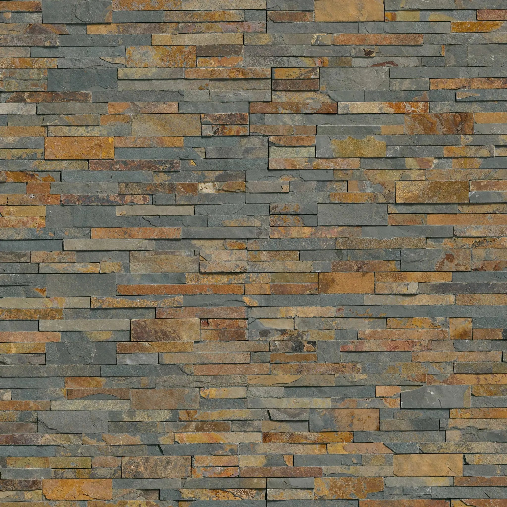 Gold Rush Split Face Slate Pavers 6x24 by MSI Surfaces