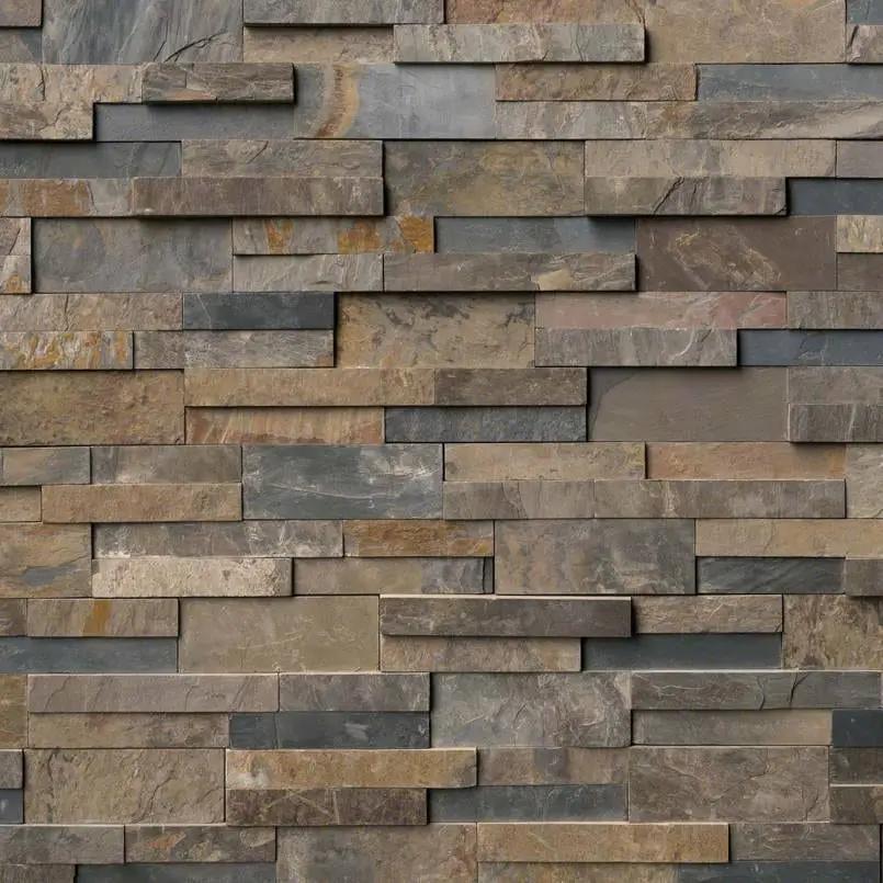 Rustic Gold Slate Pavers 6x24 close up