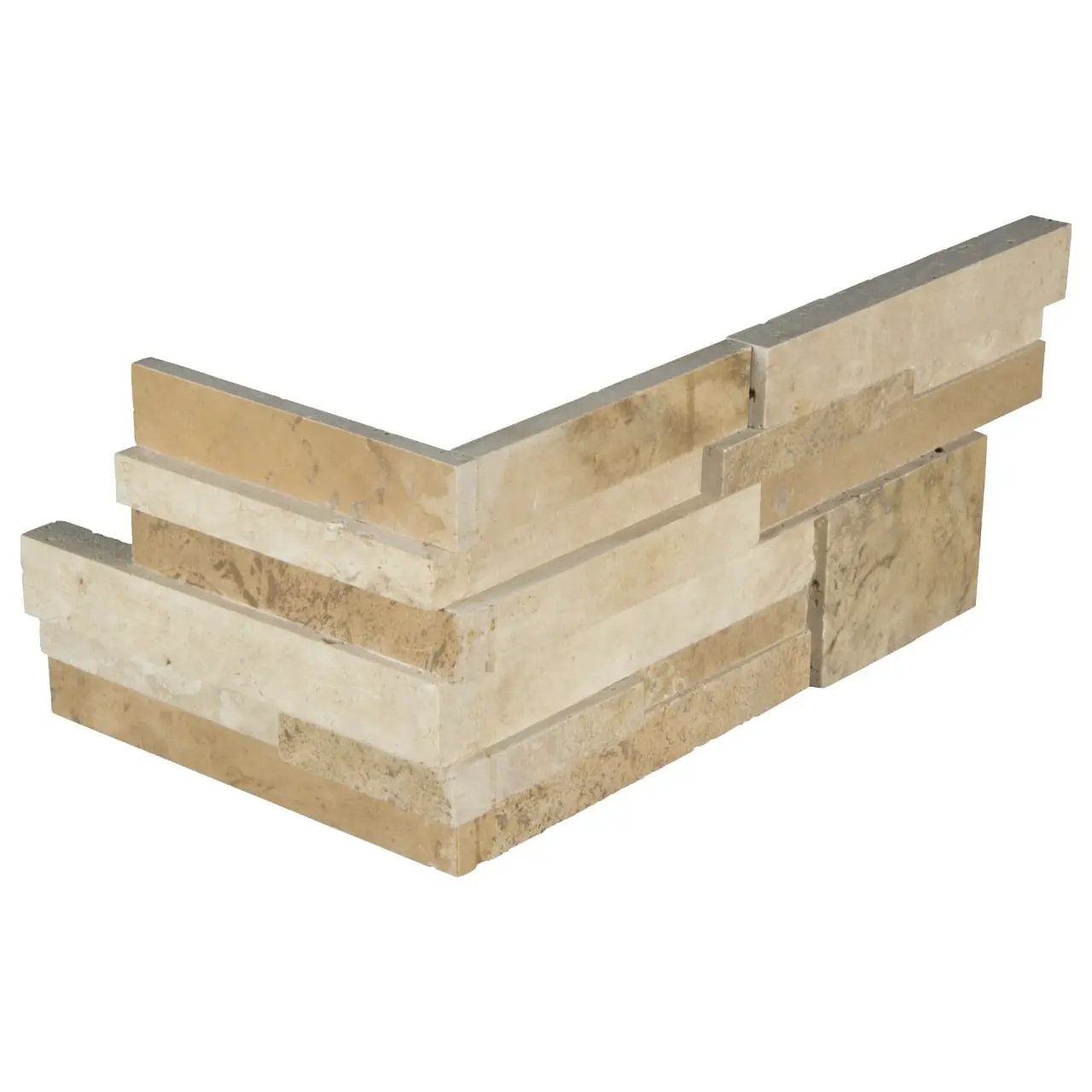 Casa Blend 3d Honed Travertine Pavers 6x12 close up