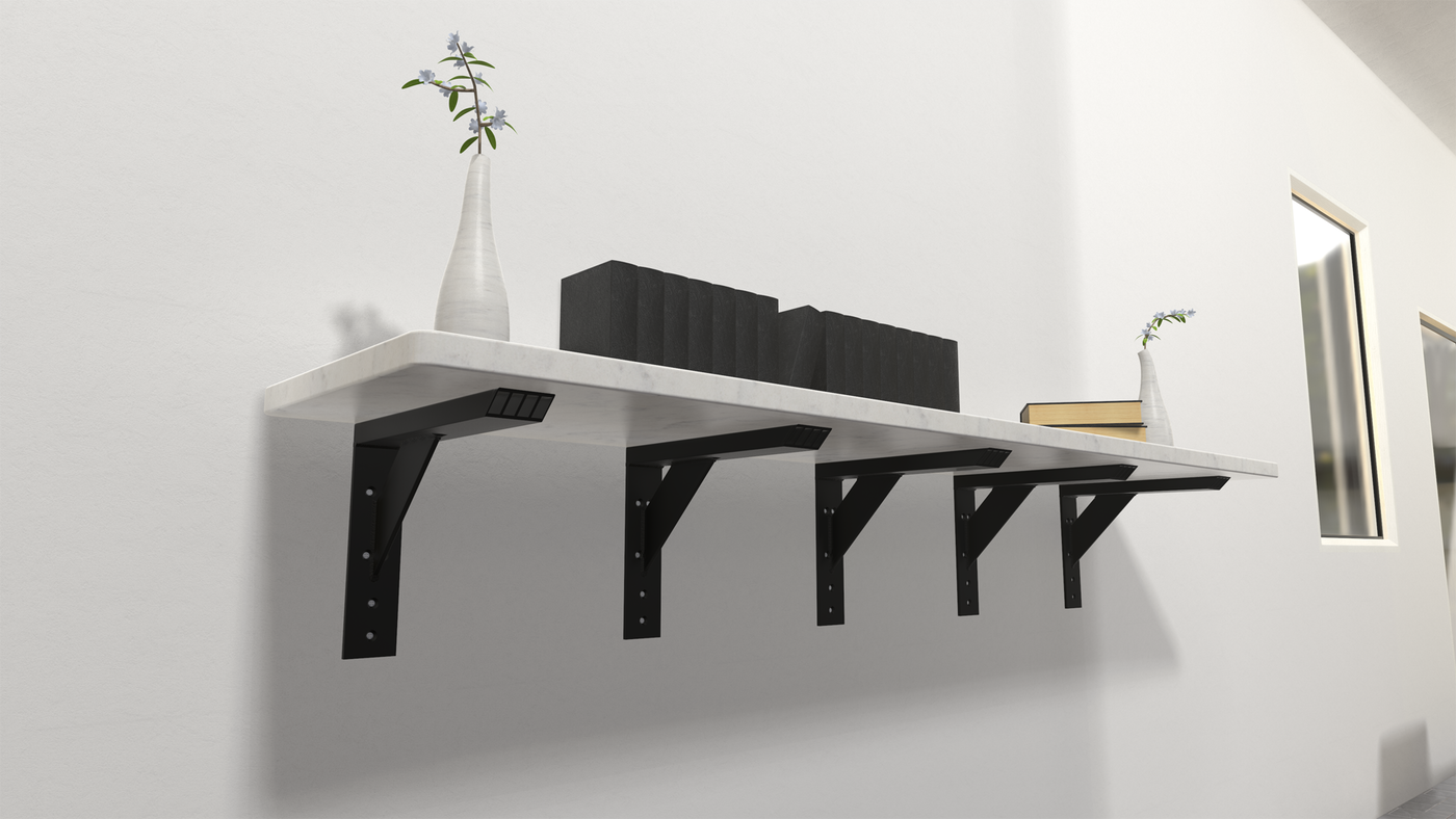 Industrial 1 inch Large Shelf Bracket® by The Original Granite Bracket