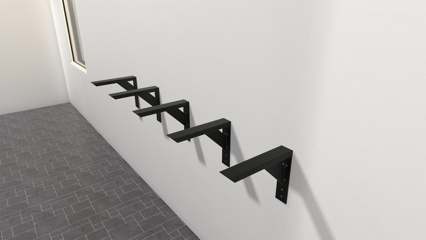Industrial 1 inch Large Shelf Bracket® by The Original Granite Bracket