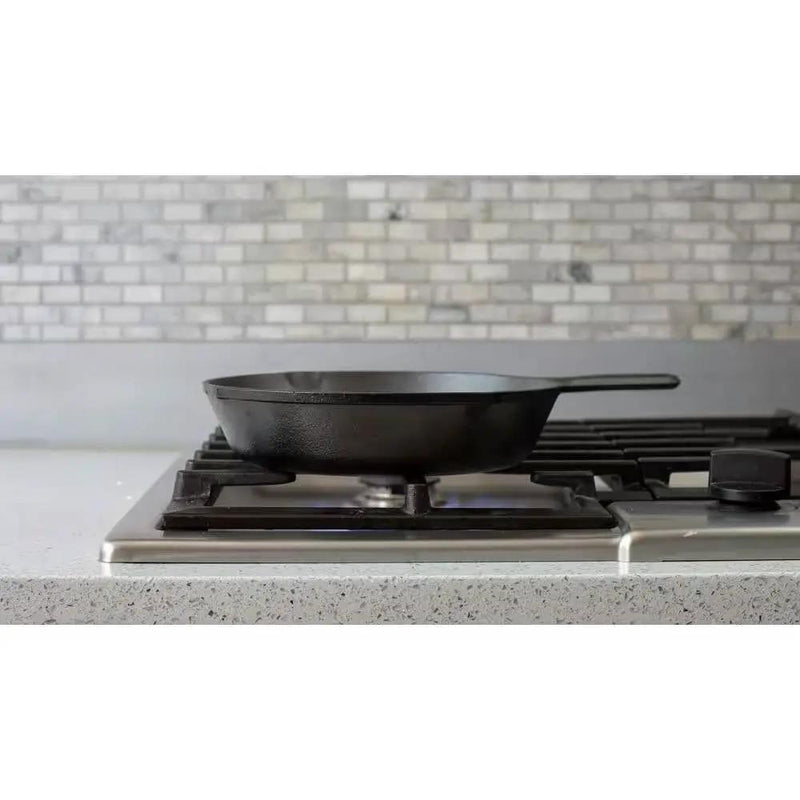 12-inch Cast Iron Skillet Frying Pan with Pour Spout - Made in the USA by HomePacific