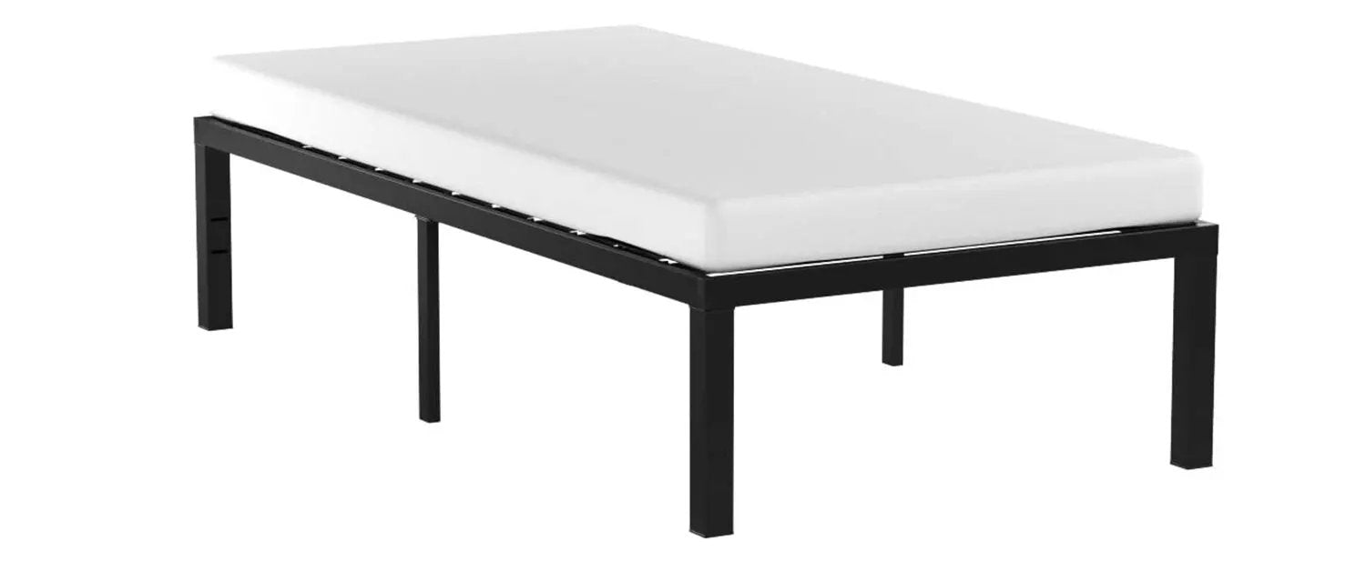 Twin size Modern 16-inch Sturdy Steel Metal Platform Bed Frame by HomePacific