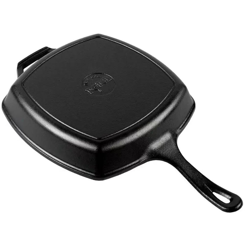 10.5-inch Square Cast Iron Skillet Frying Pan - Made in USA by HomePacific
