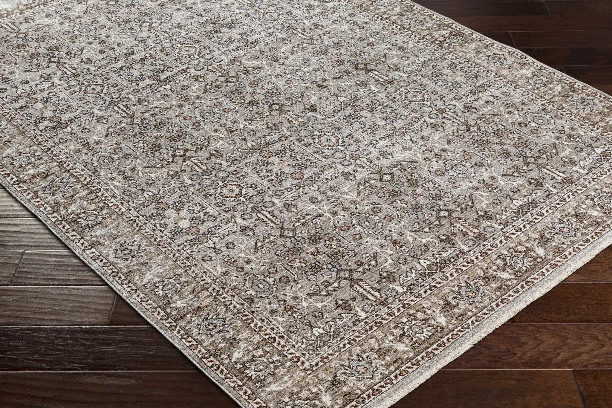 Lugo Luxe Area Rug with tassels - Clearance by Boutique Rugs
