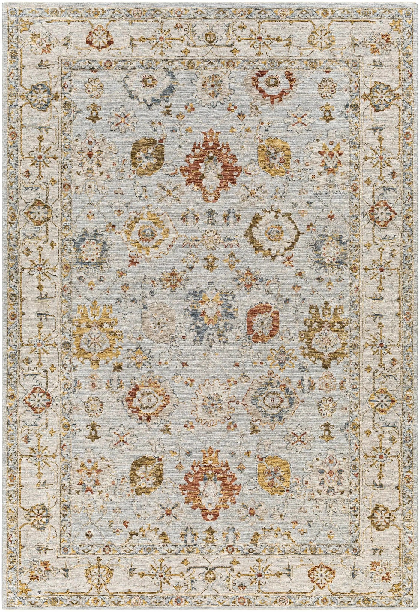 Luklukan Oushak Style Floral Rug by Boutique Rugs