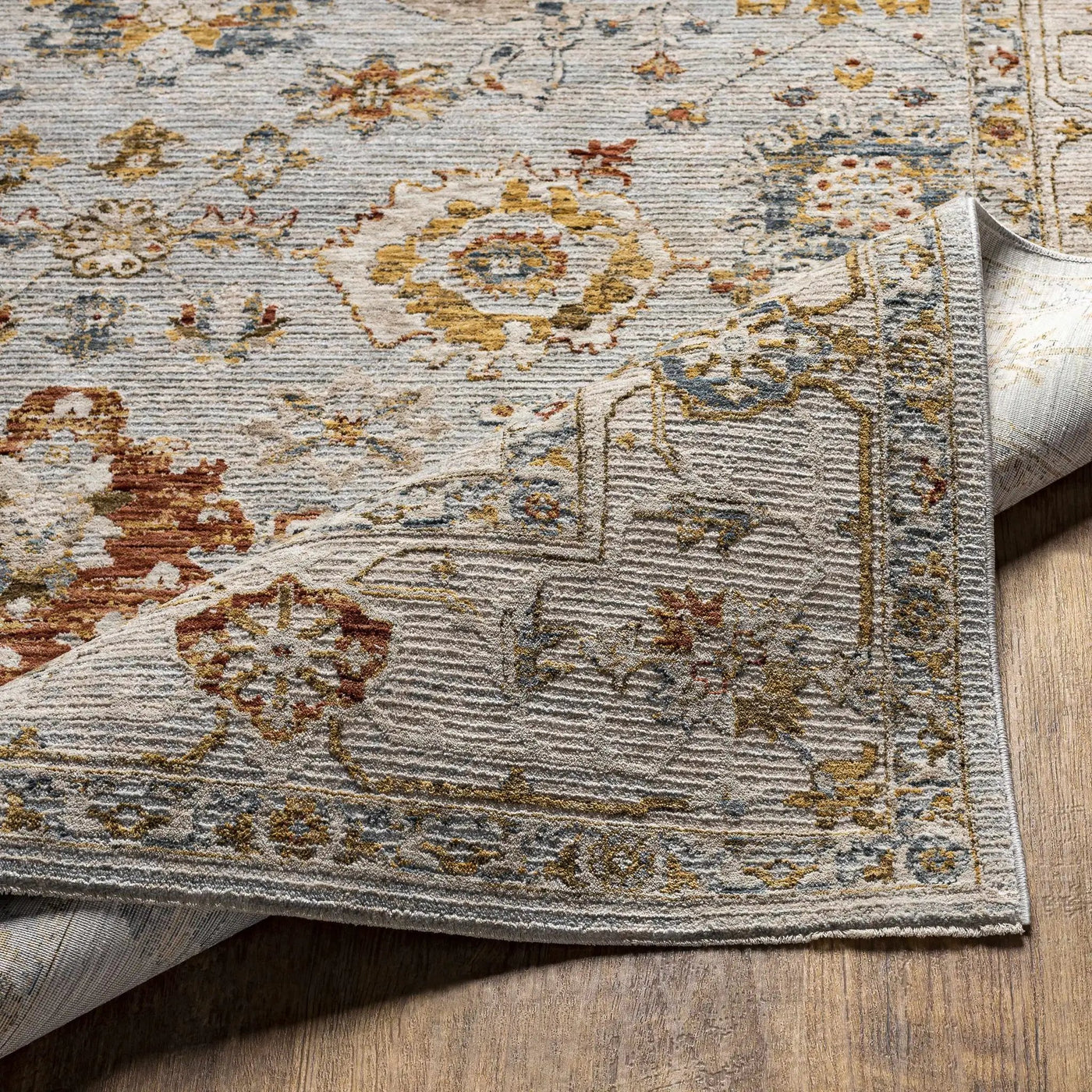 Luklukan Oushak Style Floral Rug by Boutique Rugs