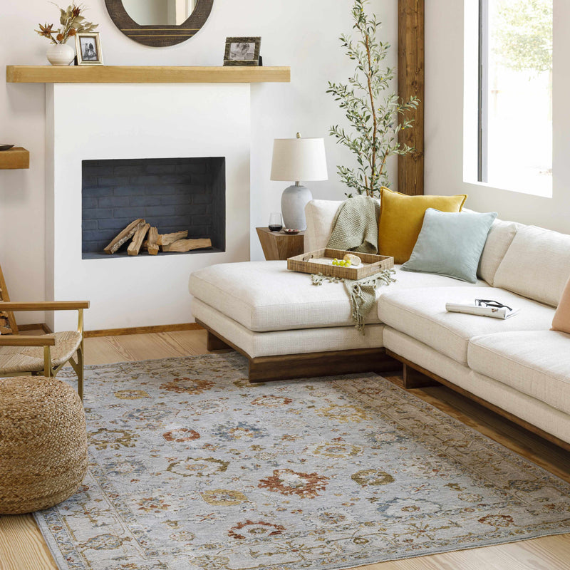 Luklukan Oushak Style Floral Rug by Boutique Rugs