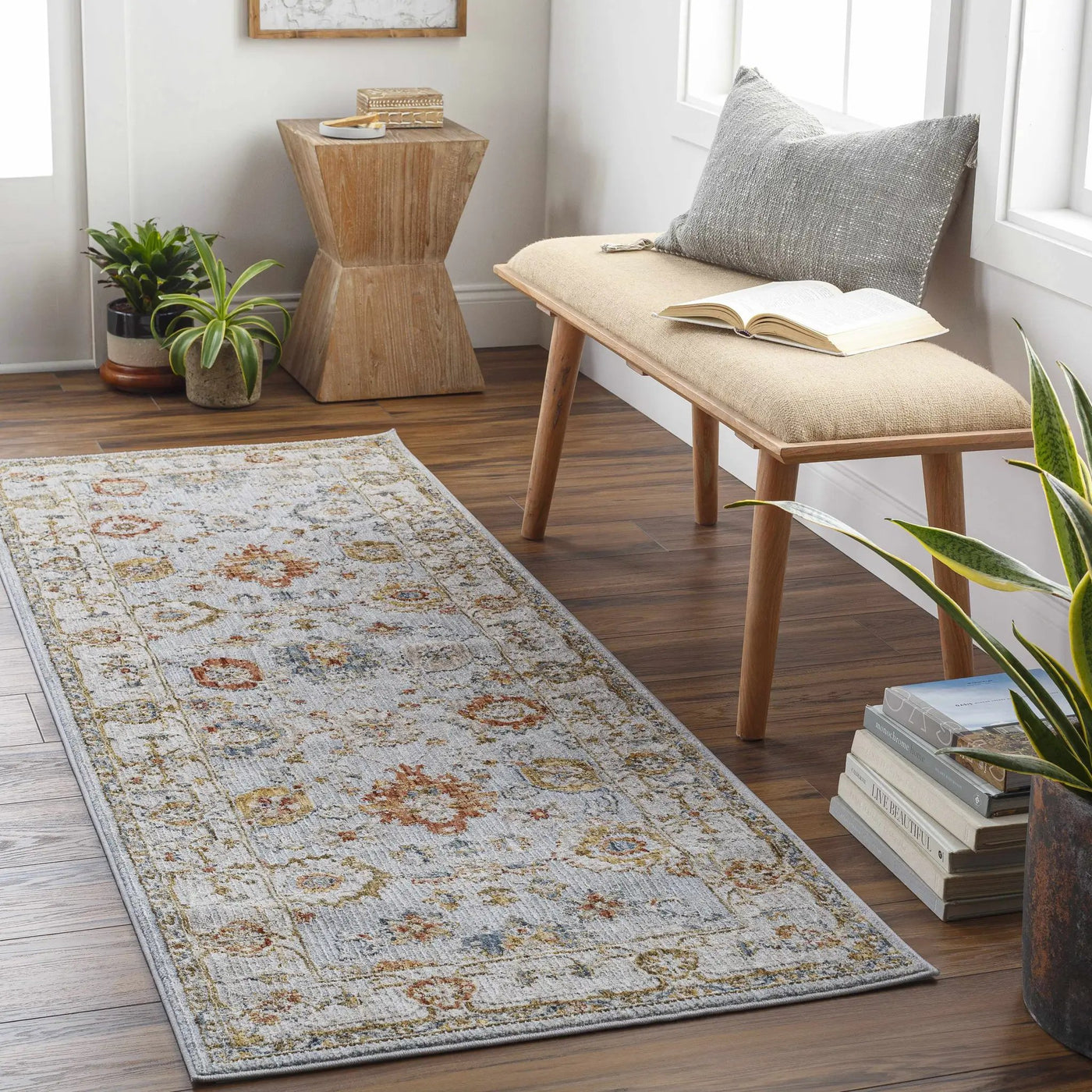 Luklukan Oushak Style Floral Rug by Boutique Rugs