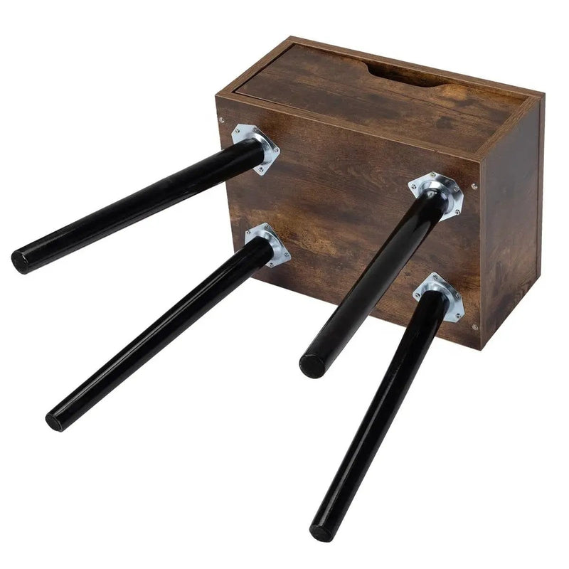 Set of 2 - Modern Mid-Century Farmhouse Bedroom Nightstand End Table by HomePacific