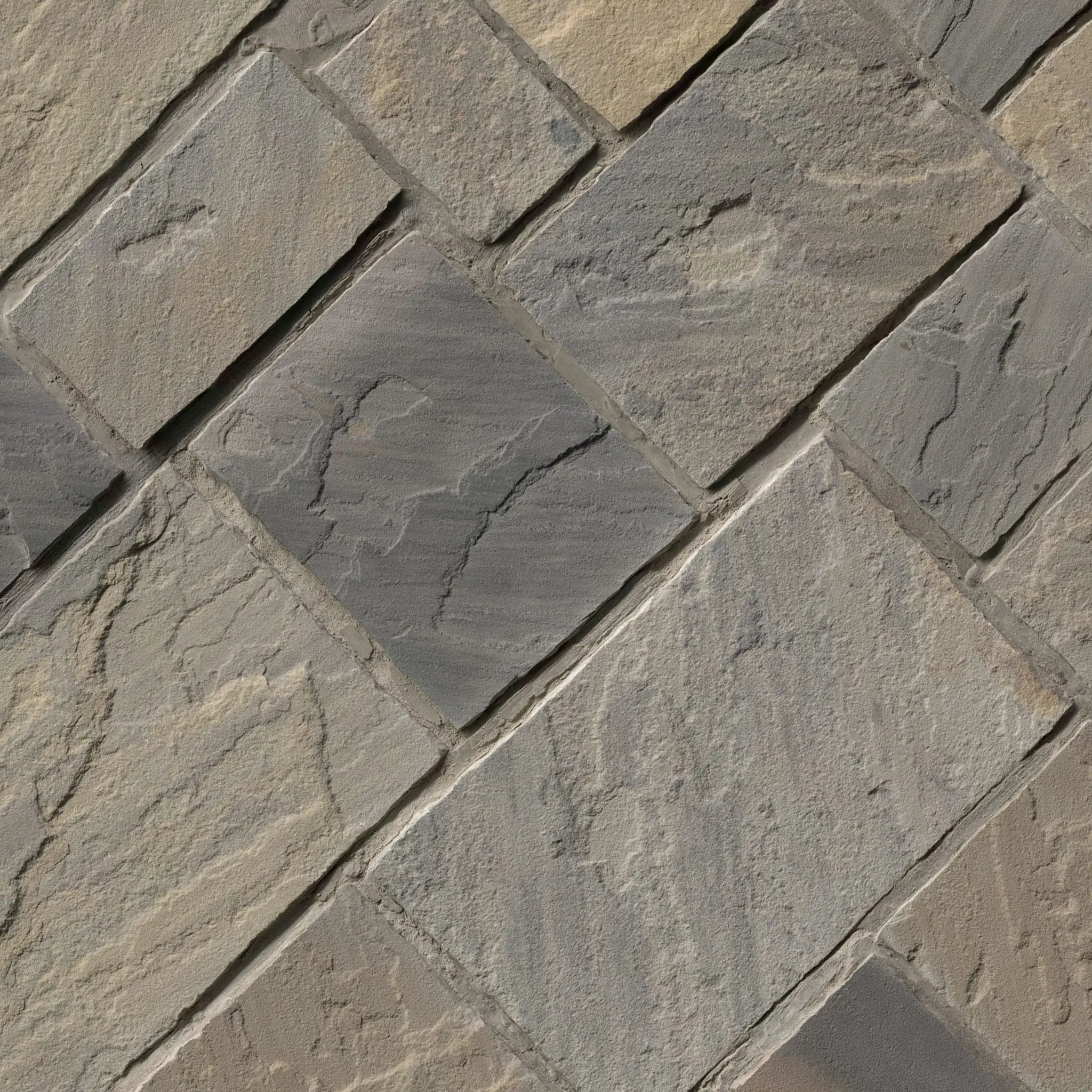 Durham Fall Squares Rectangles Natural Sandstone Pavers by MSI Surfaces