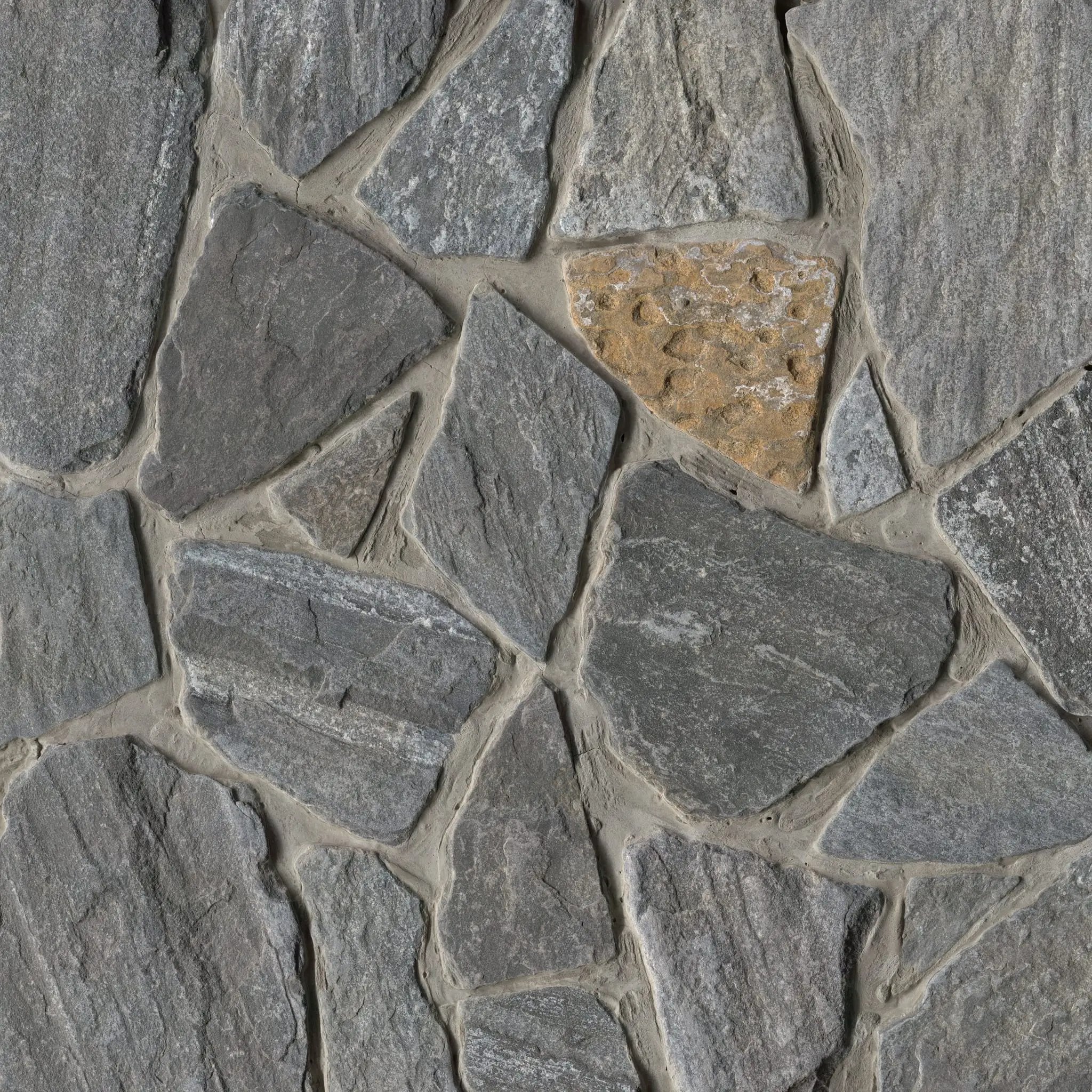 Avalon Bay Fieldstone Split Face Marble Pavers close up