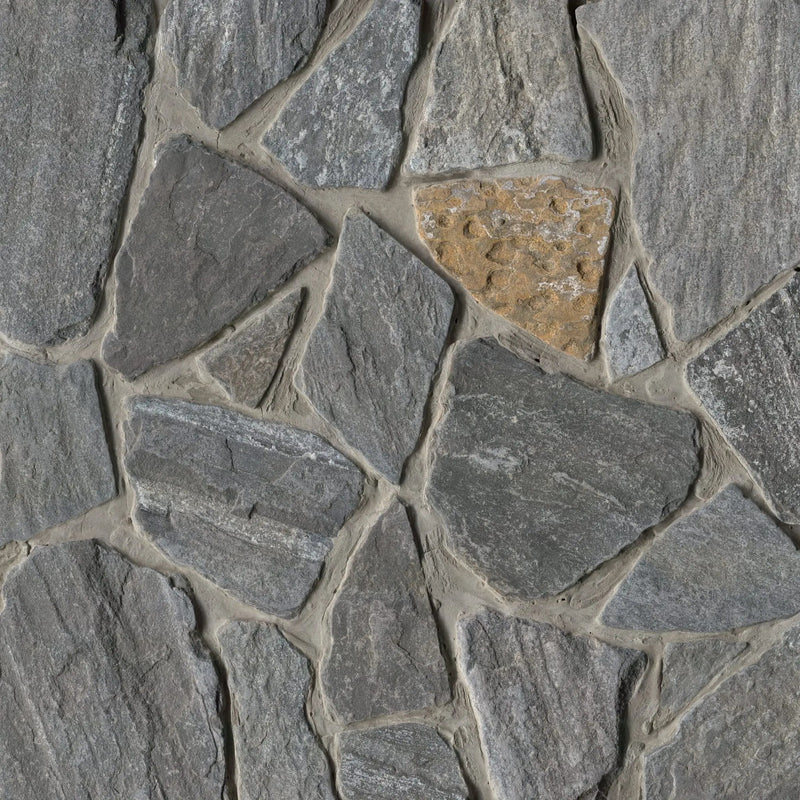 Avalon Bay Fieldstone Split Face Marble Pavers close up