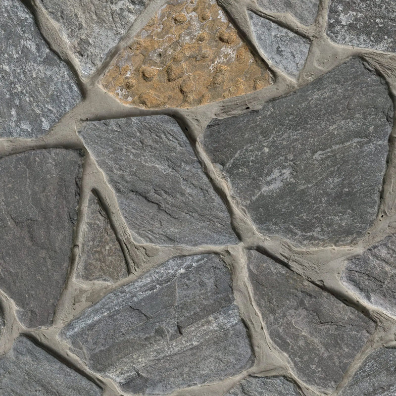 Avalon Bay Fieldstone Split Face Marble Pavers angled view
