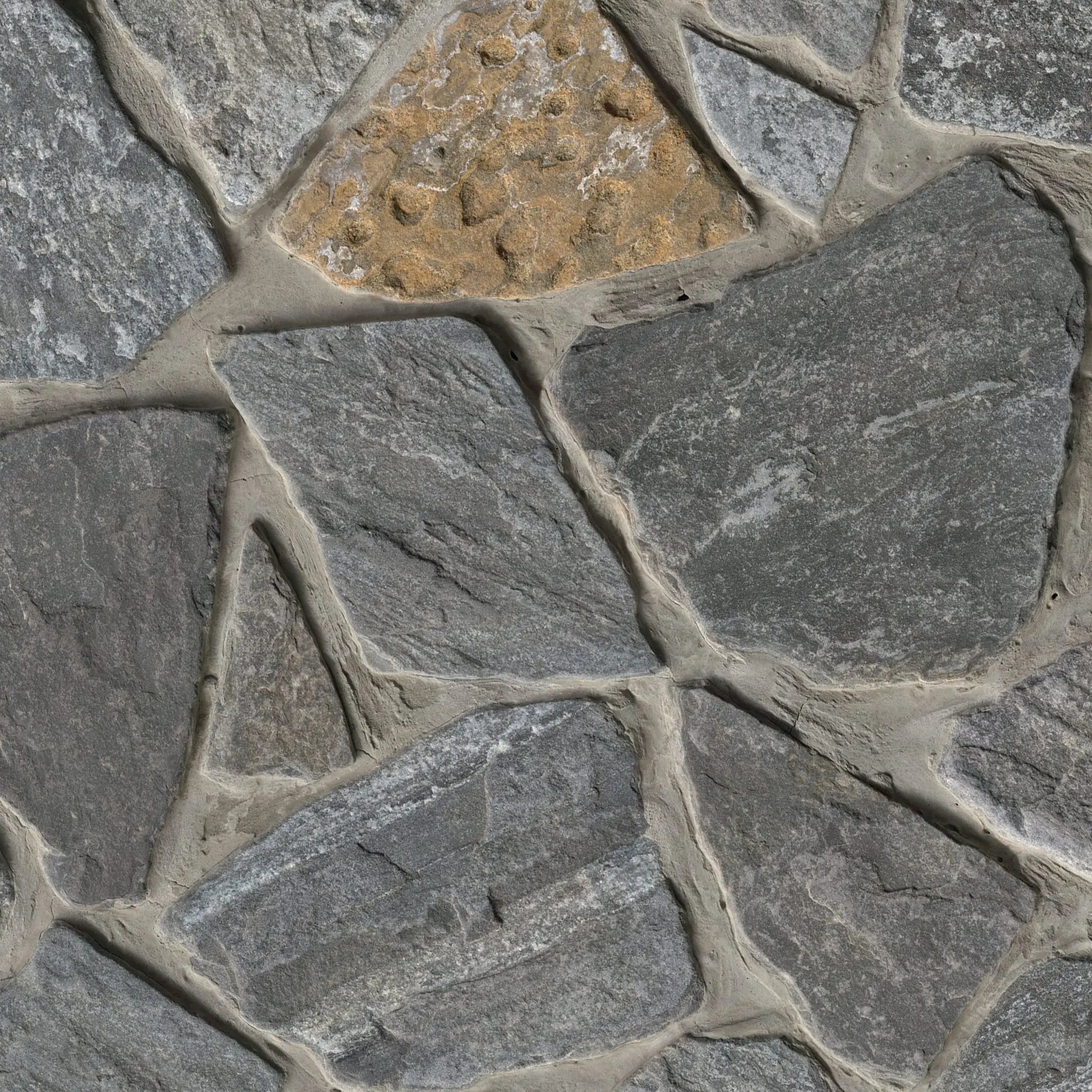Avalon Bay Fieldstone Tumbled Marble Pavers angled view