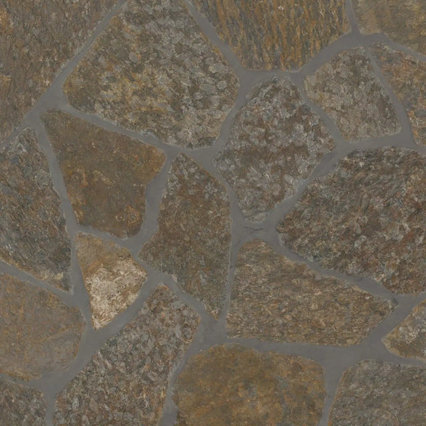 Bedford Brown Fieldstone Split Face Marble Pavers
