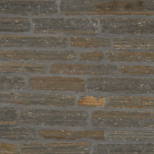 Bedford Brown Ledgestone Split Face Marble Pavers