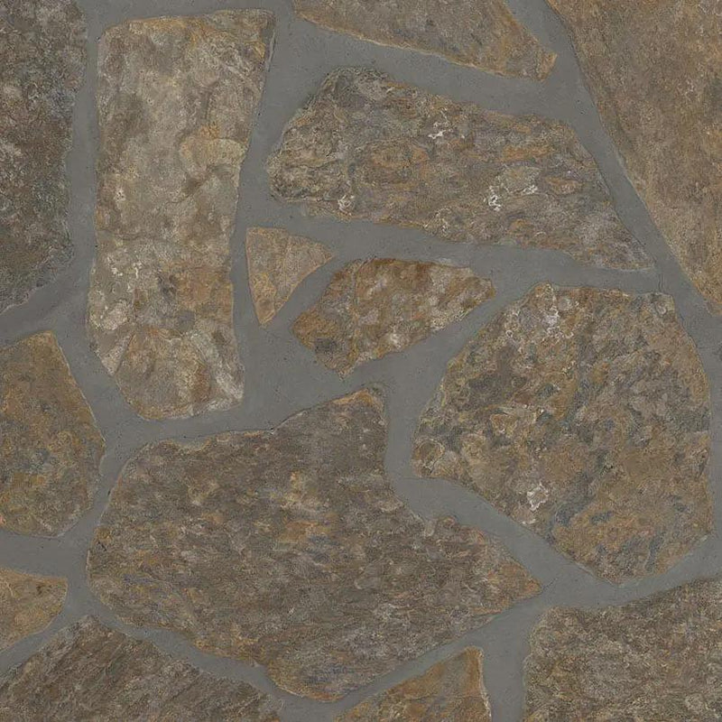 Bedford Fieldstone Tumbled Marble Pavers angled view