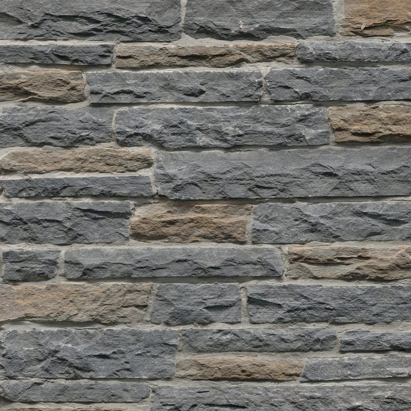 Metuchen Hills Ledgestone Split Face Marble Pavers close up