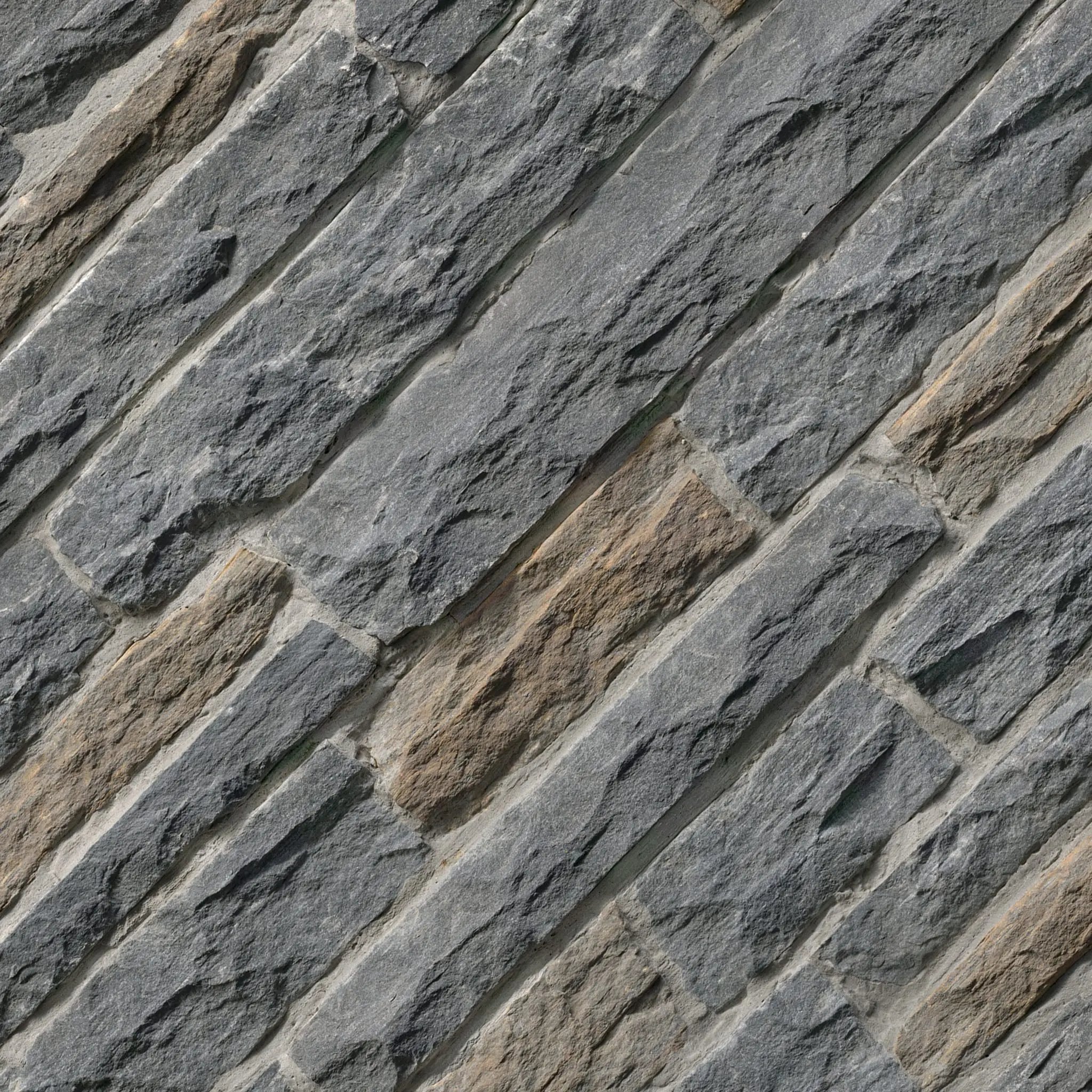 Metuchen Hills Ledgestone Split Face Marble Pavers angled view