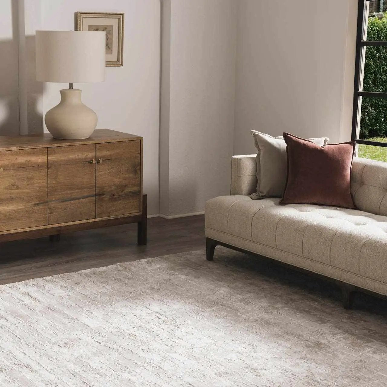 Liveri Pink Mosaic Rug by Boutique Rugs