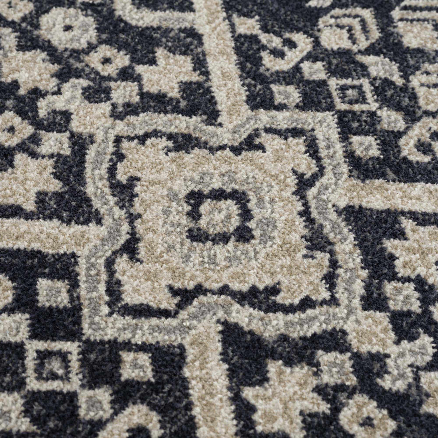 Cabacungan Cream & Gray Washable Area Rug - Clearance by Boutique Rugs