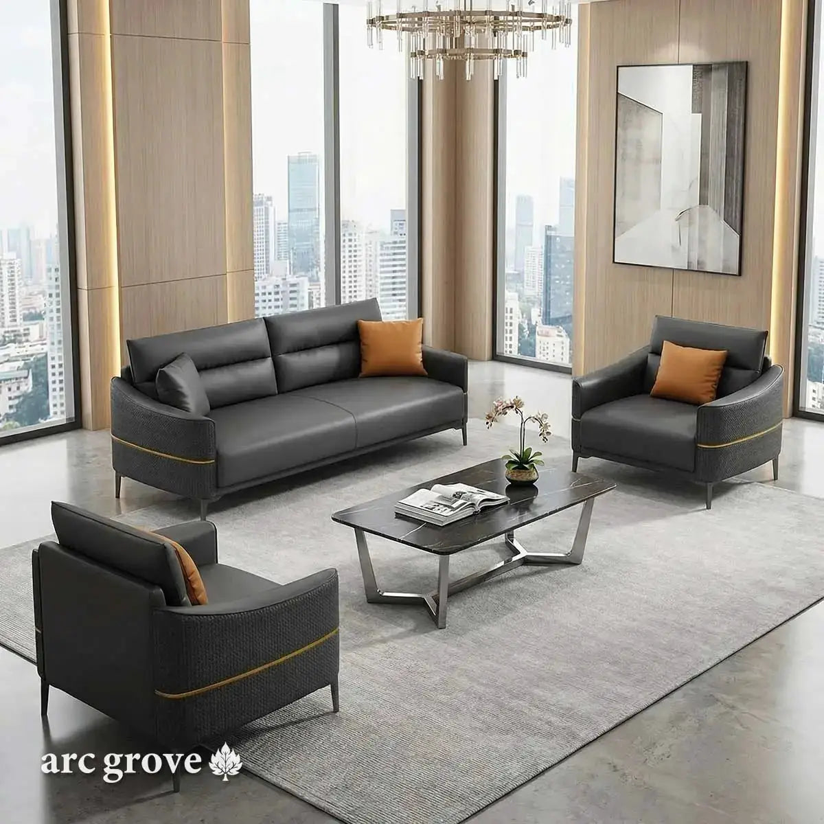 Fårö · Office Waiting Area Lounge Seating by Arc Grove