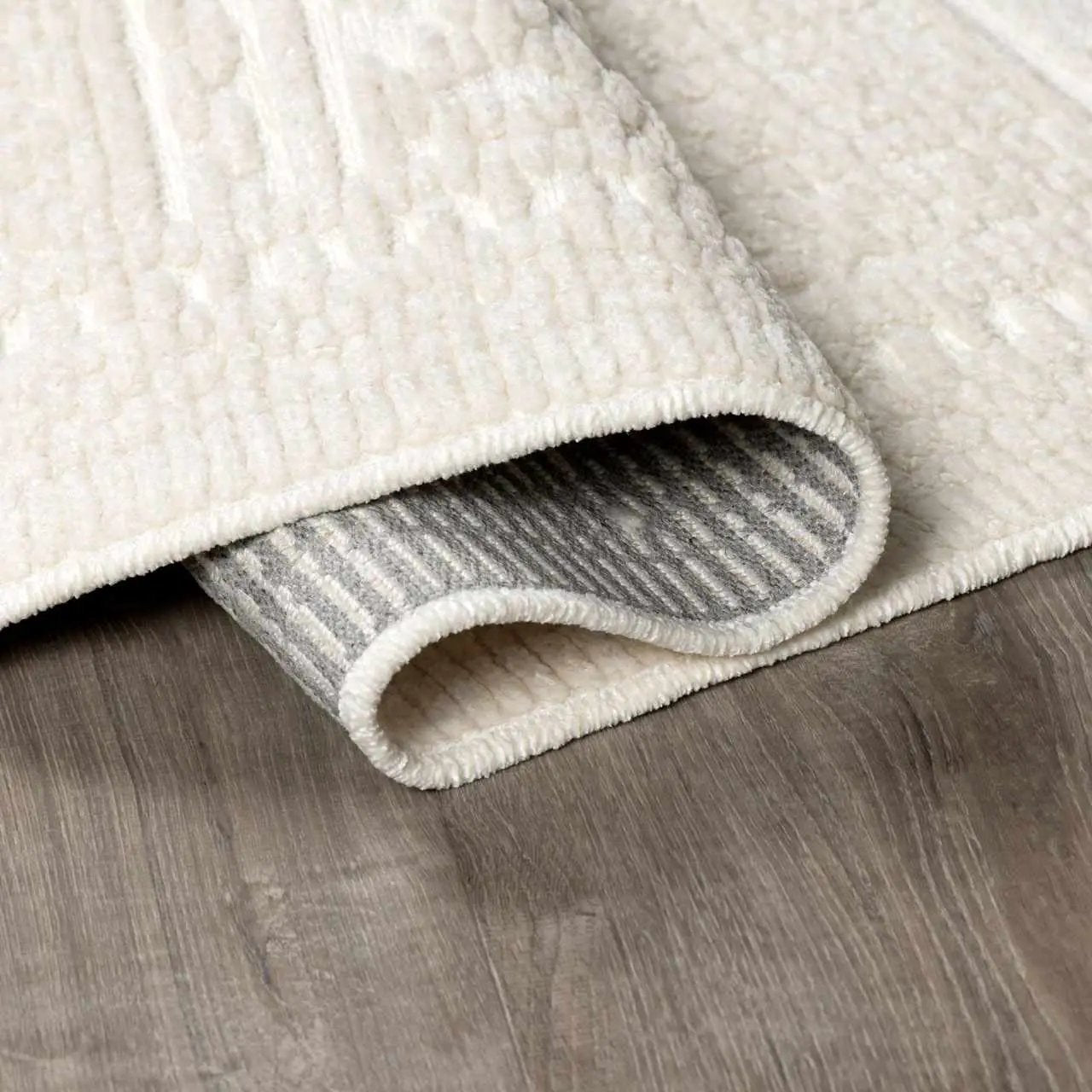 Bahar Cream Washable Area Rug by Boutique Rugs