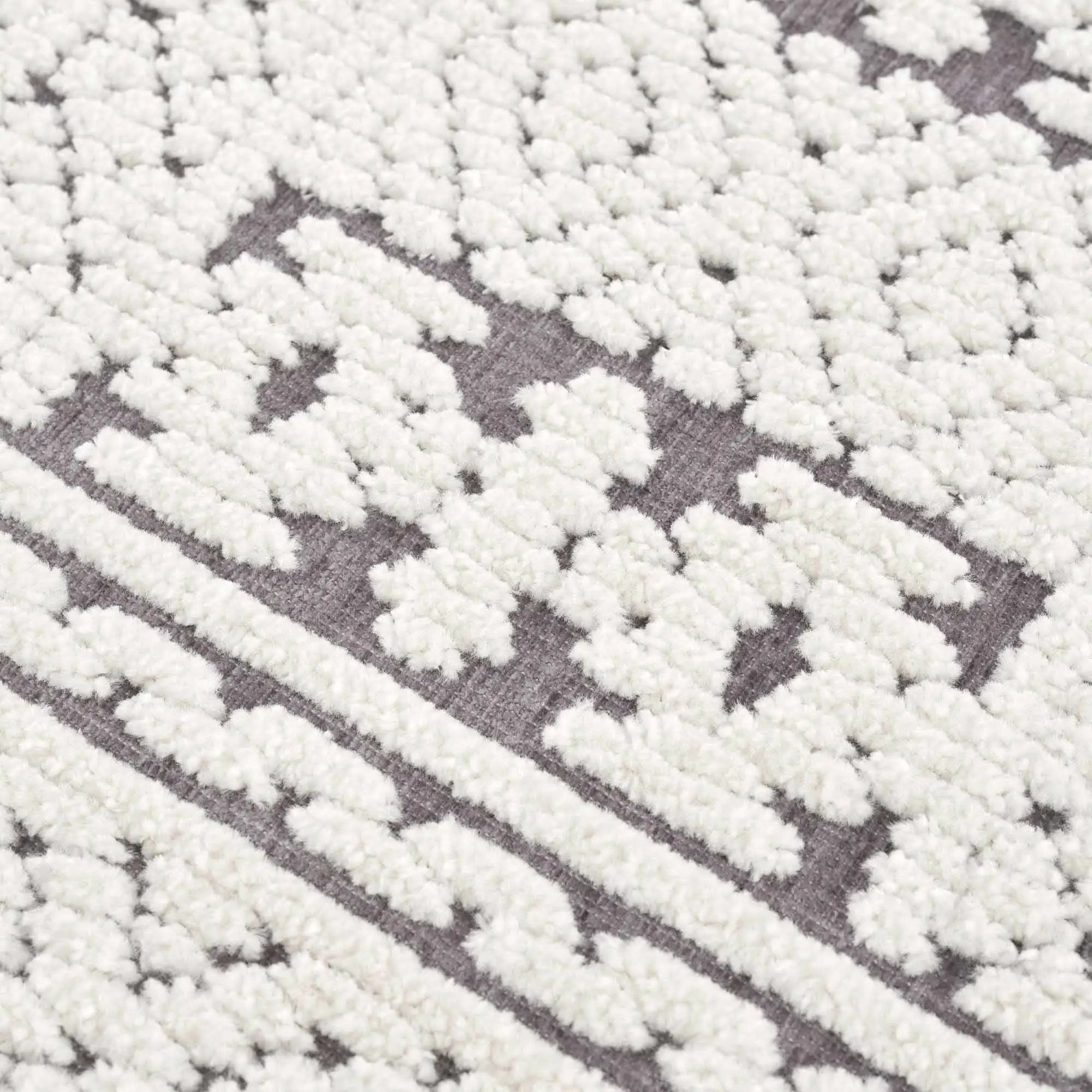 Bahar Cream & Gray Washable Area Rug - Clearance by Boutique Rugs