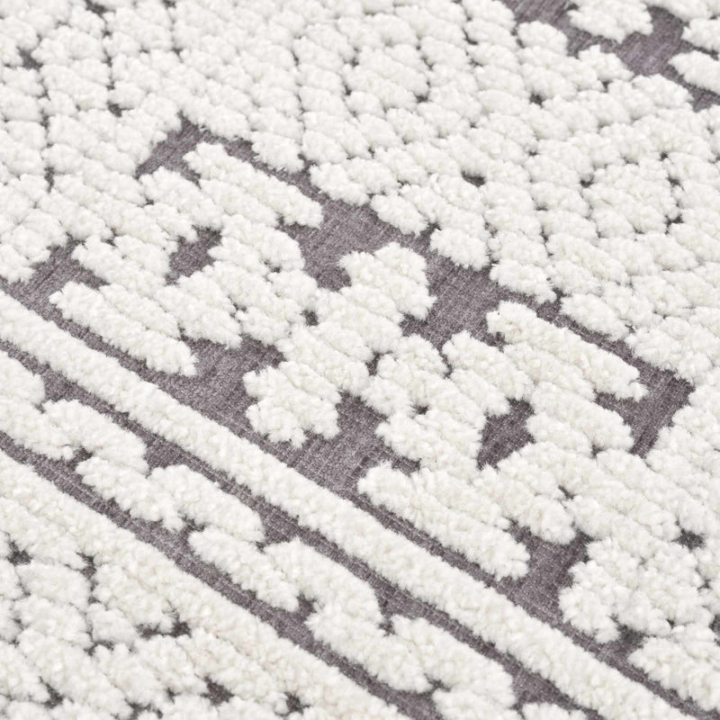 Bahar Cream & Gray Washable Area Rug - Clearance by Boutique Rugs