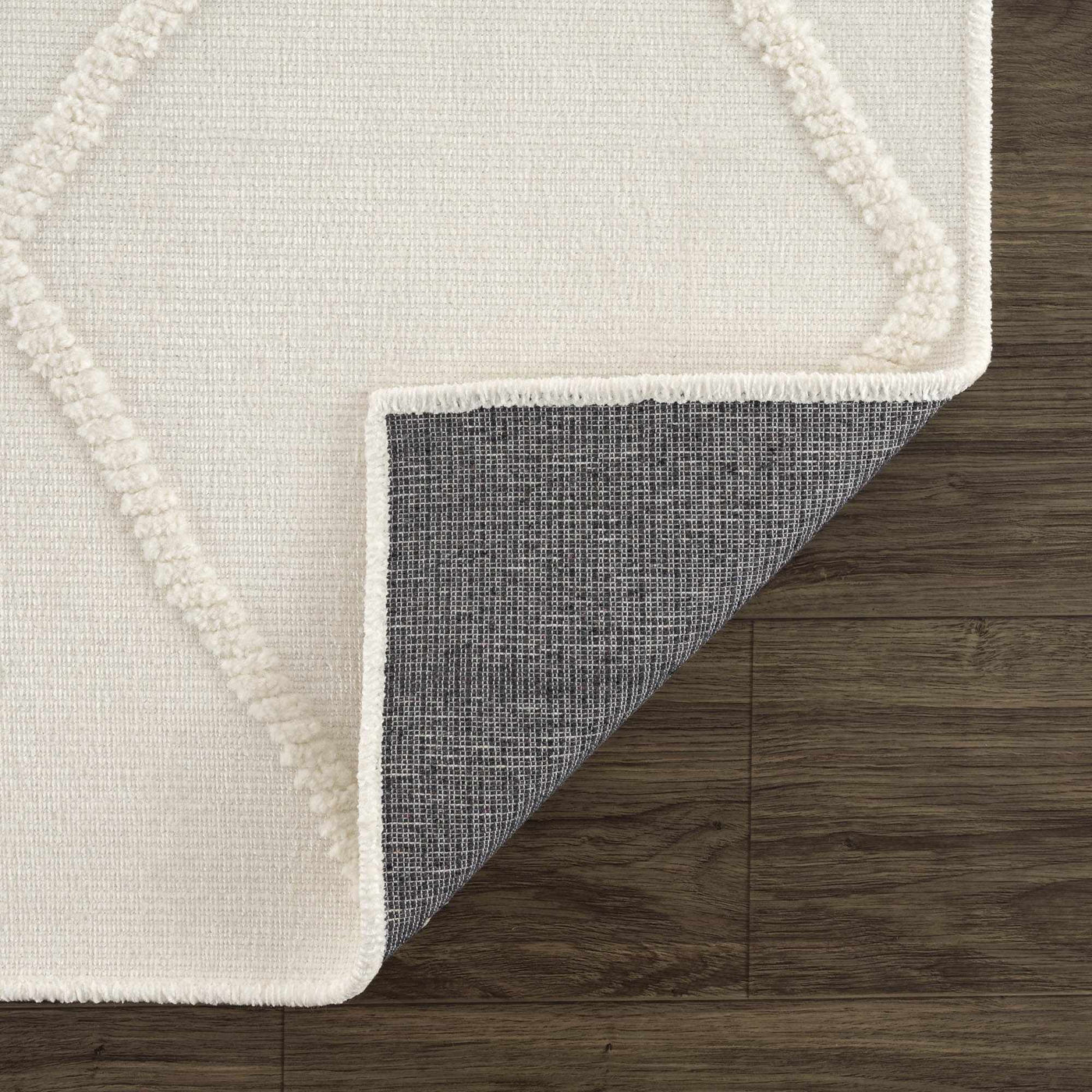 Amani White Washable Rug - Clearance by Boutique Rugs