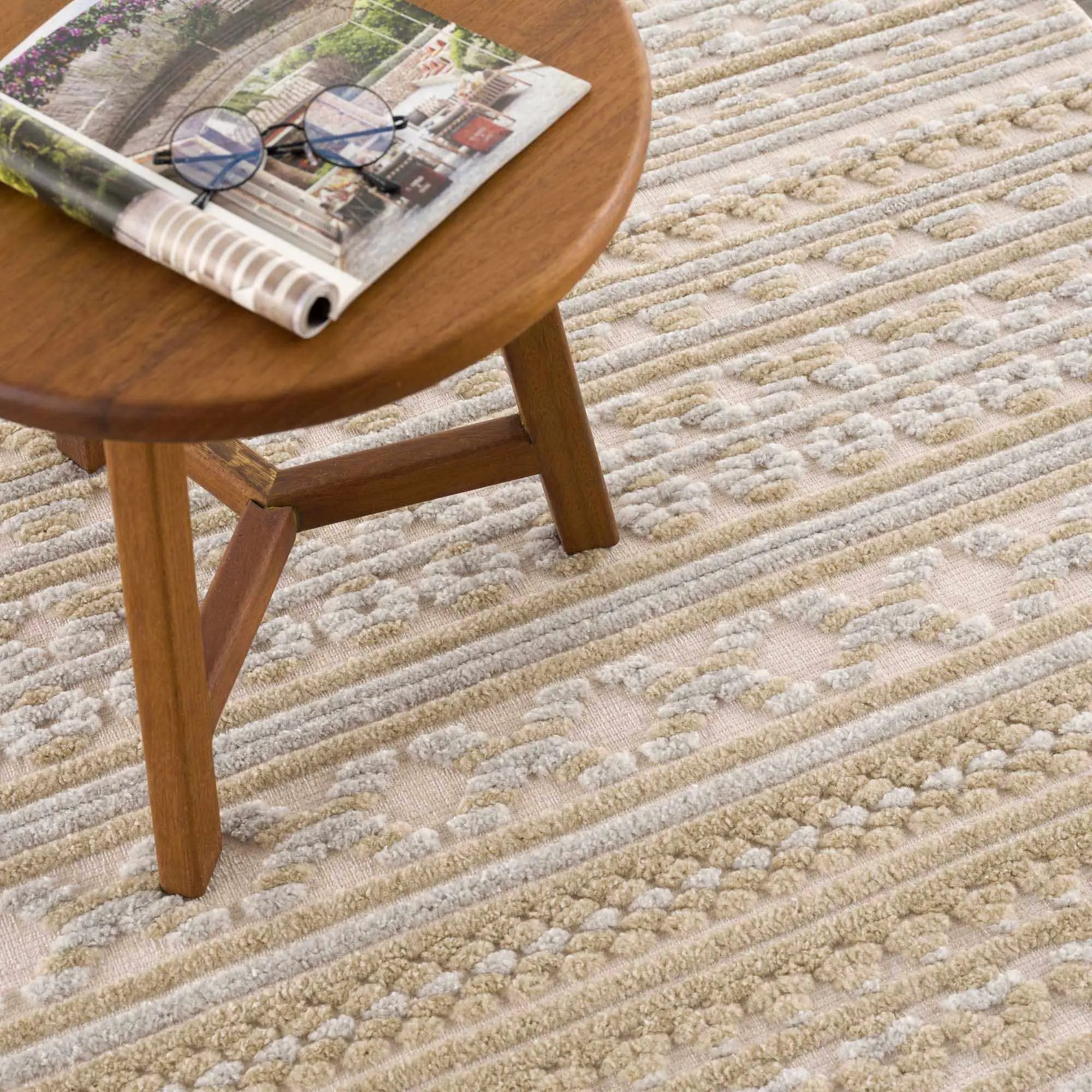 Alvan 3D Washable Rug - Clearance by Boutique Rugs