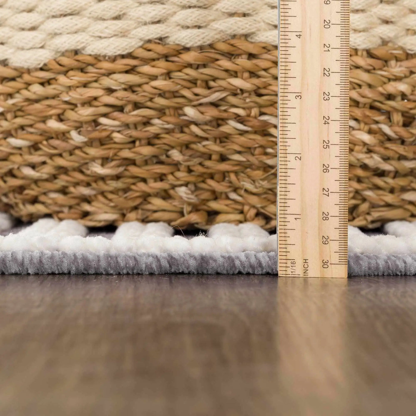 Deron Gray Rainbow Washable Rug by Boutique Rugs