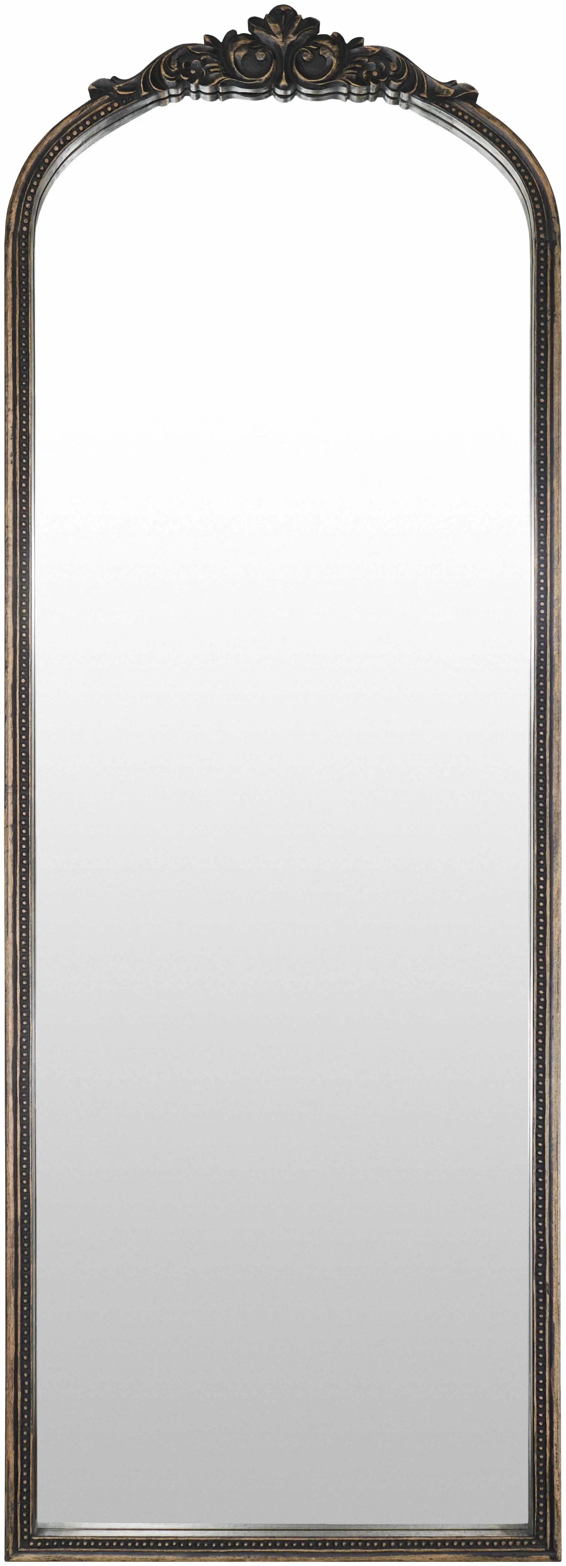 Leutesdorf Dark Red Full Length Mirror by Boutique Rugs