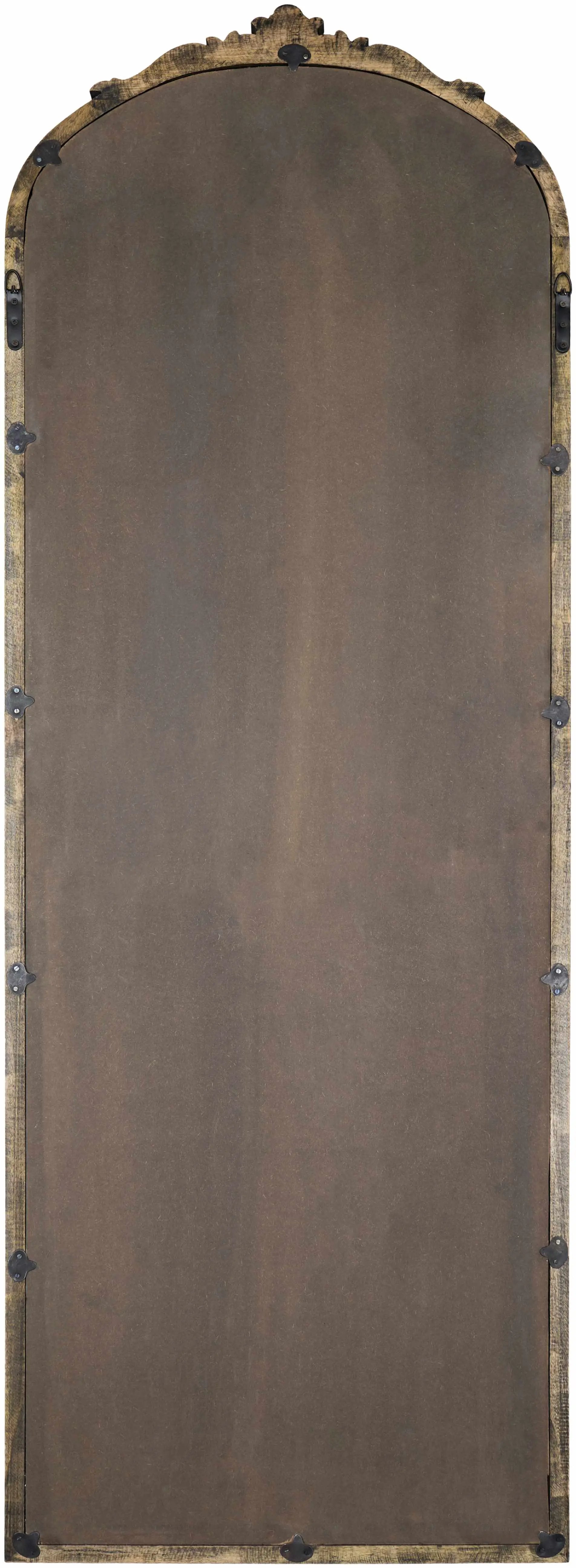Leutesdorf Dark Red Full Length Mirror by Boutique Rugs