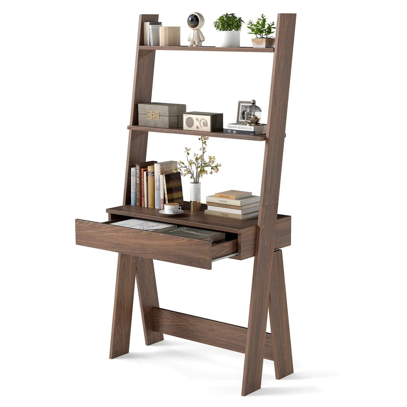 Ladder Shelf Desk by DirectDeals