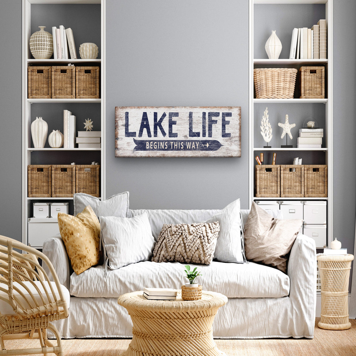 Personalized Lake Life Customizable Sign, photo 3 of 9