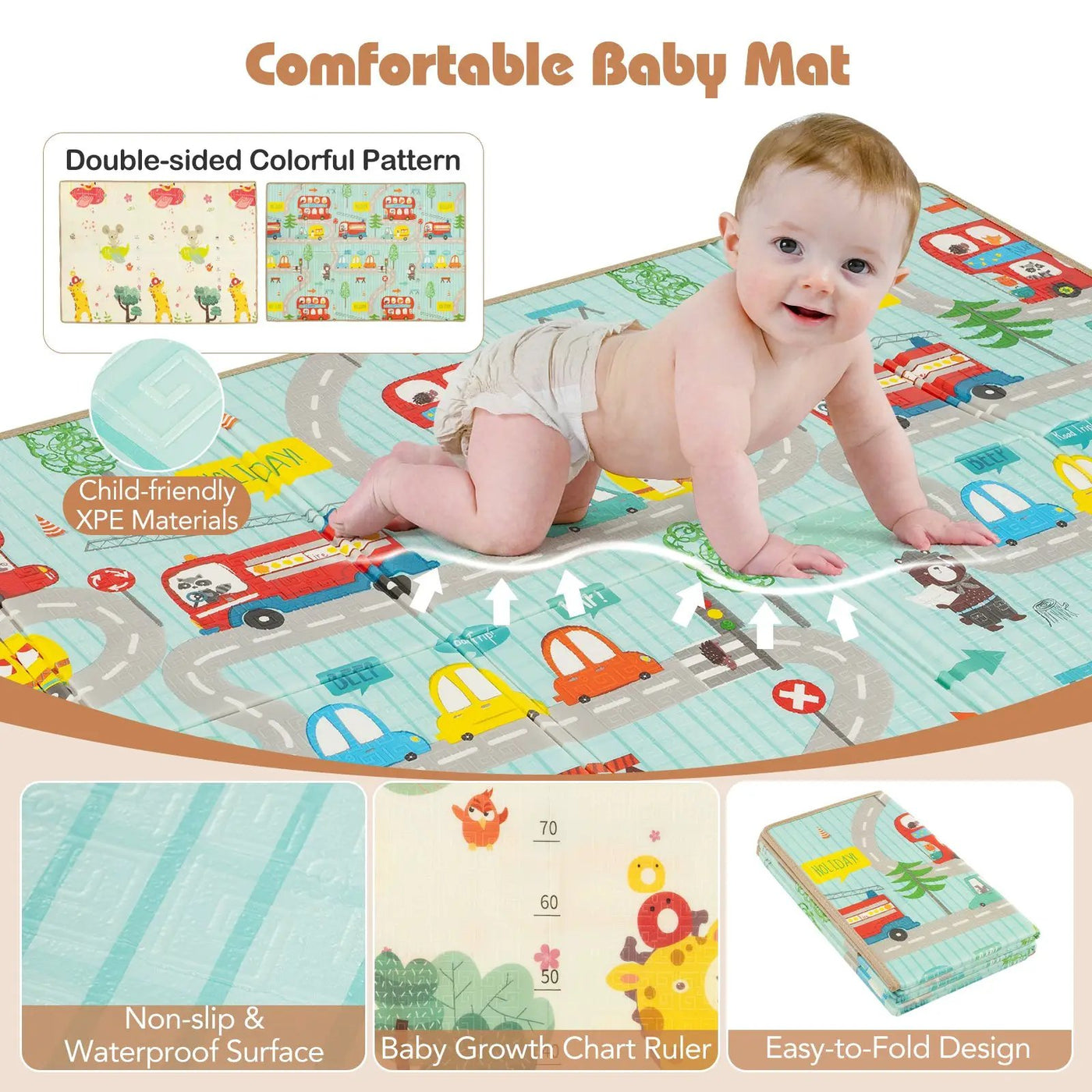 Large Baby Playpen with Mat and Ocean Balls by DirectDeals