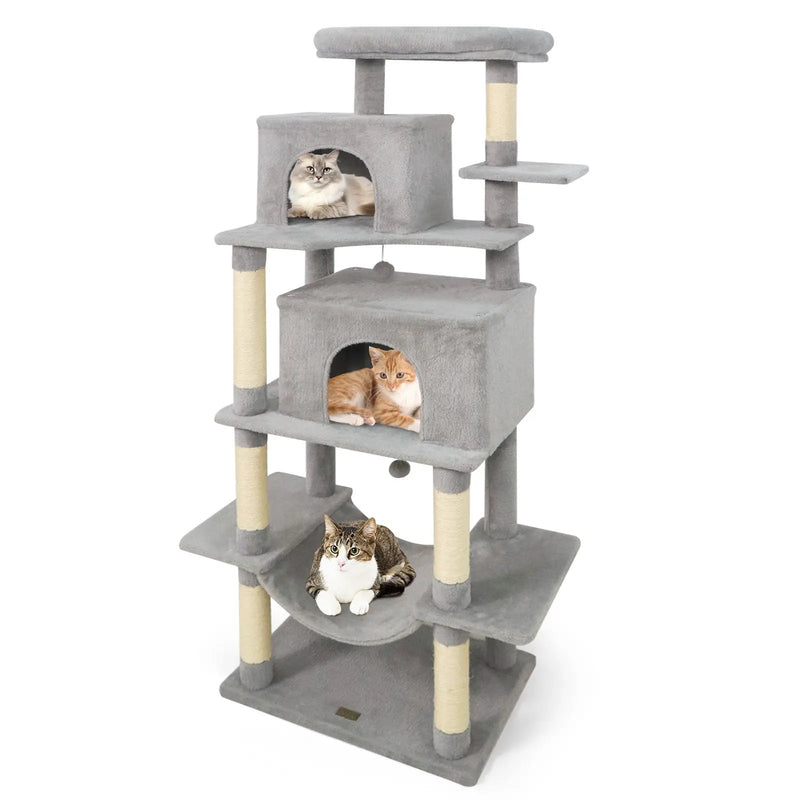 Large Cat Tree for Indoor Cats 70" Tall Cat Tower by DirectDeals