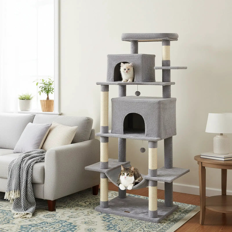 Large Cat Tree for Indoor Cats 70" Tall Cat Tower by DirectDeals