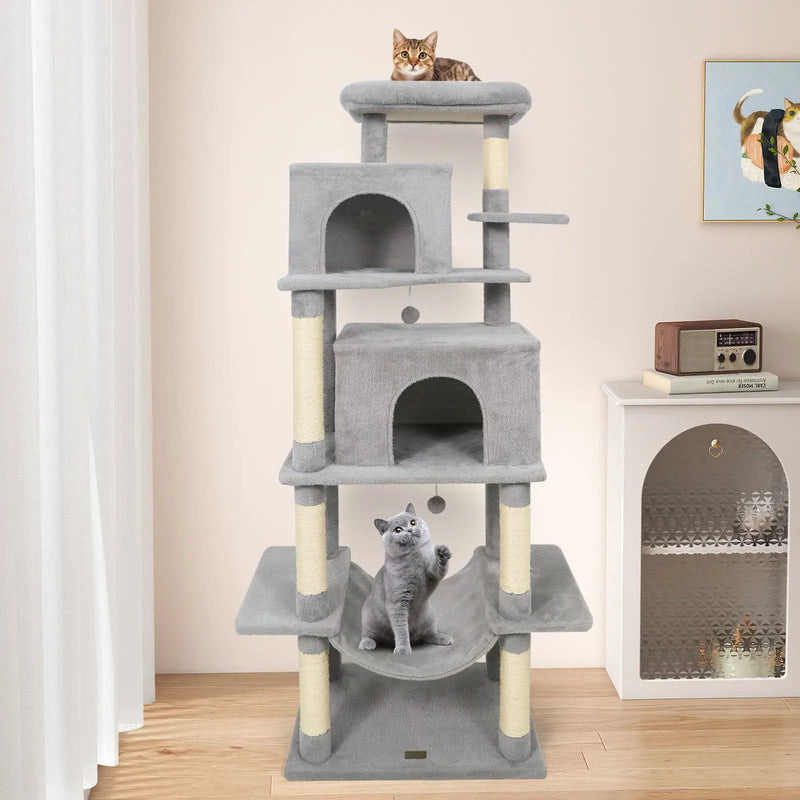 Large Cat Tree for Indoor Cats 70" Tall Cat Tower by DirectDeals