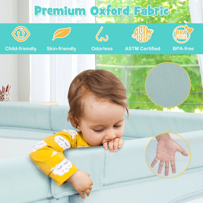 Large Infant Baby Playpen Safety Play Center Yard with 50 Ocean Balls by DirectDeals