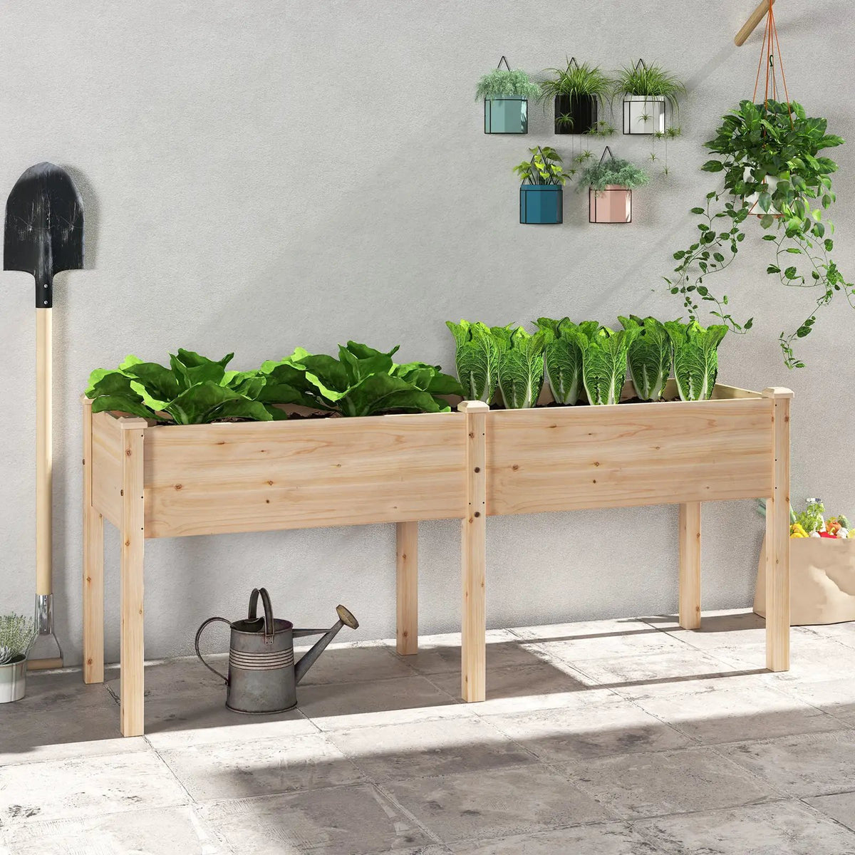 Large Raised Garden Bed with Drainage Holes and 6 Supporting Legs by DirectDeals