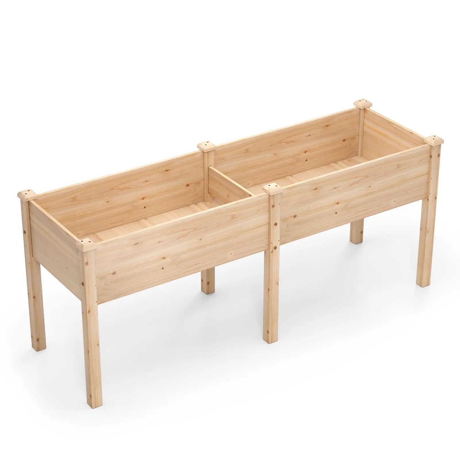 Large Raised Garden Bed with Drainage Holes and 6 Supporting Legs by DirectDeals