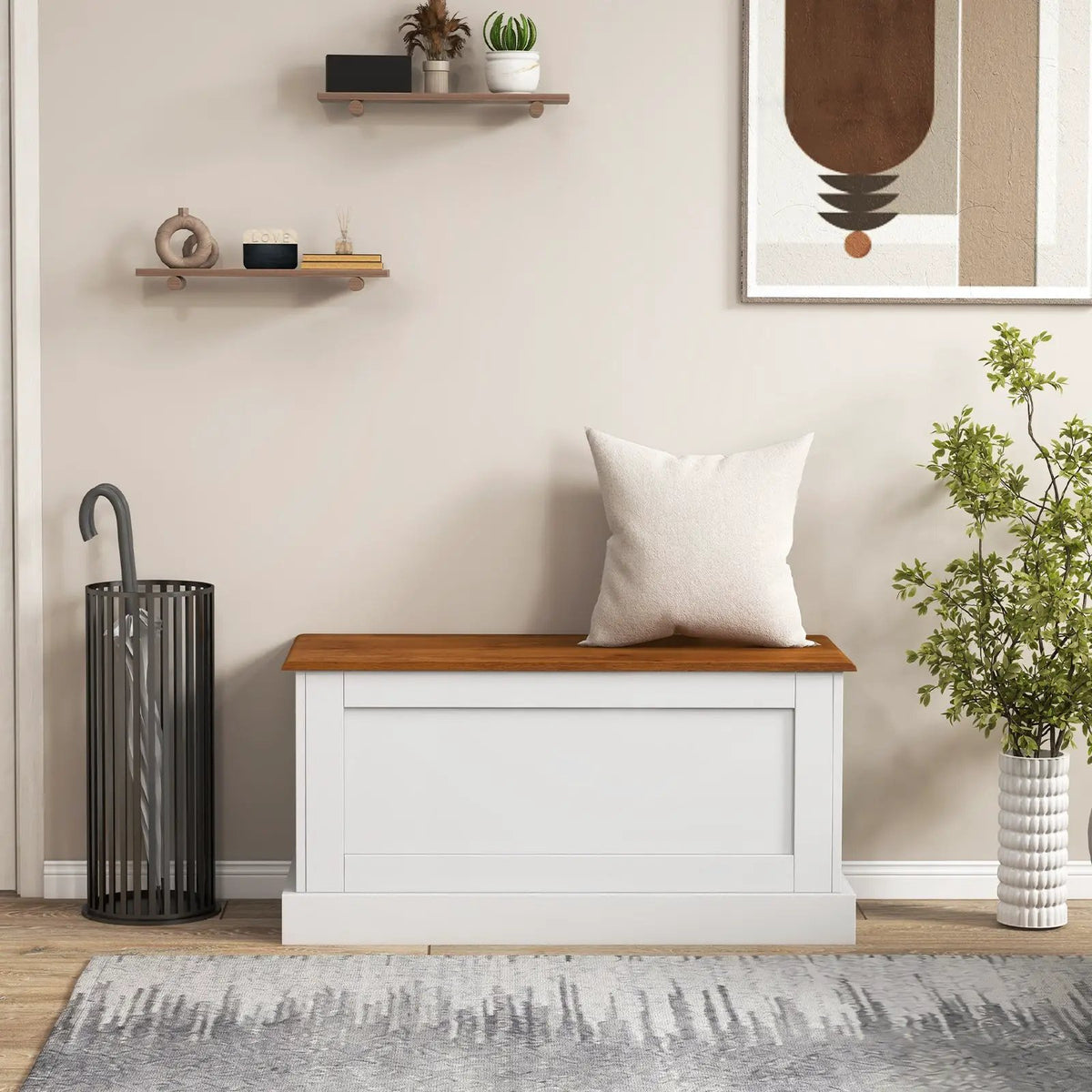 Large Storage Chest with Safety Metal Hinge by DirectDeals